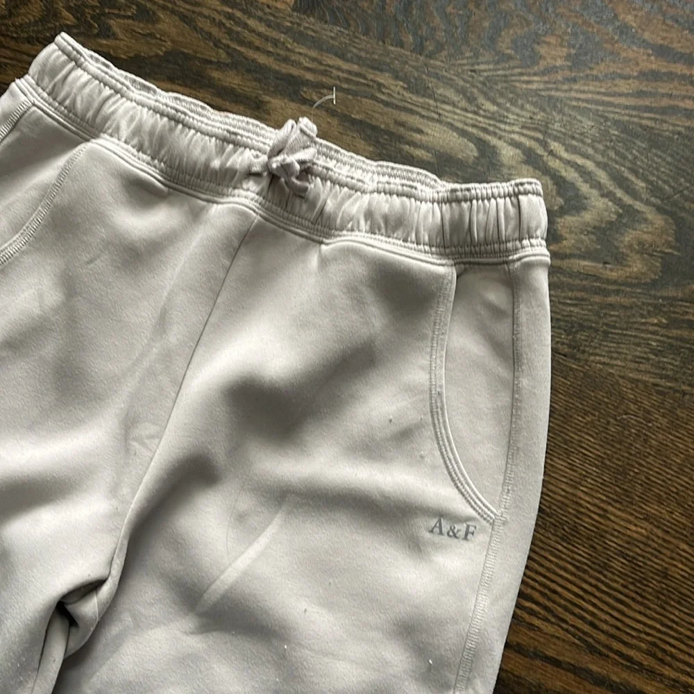 Abercrombie Kids White Sweatpants